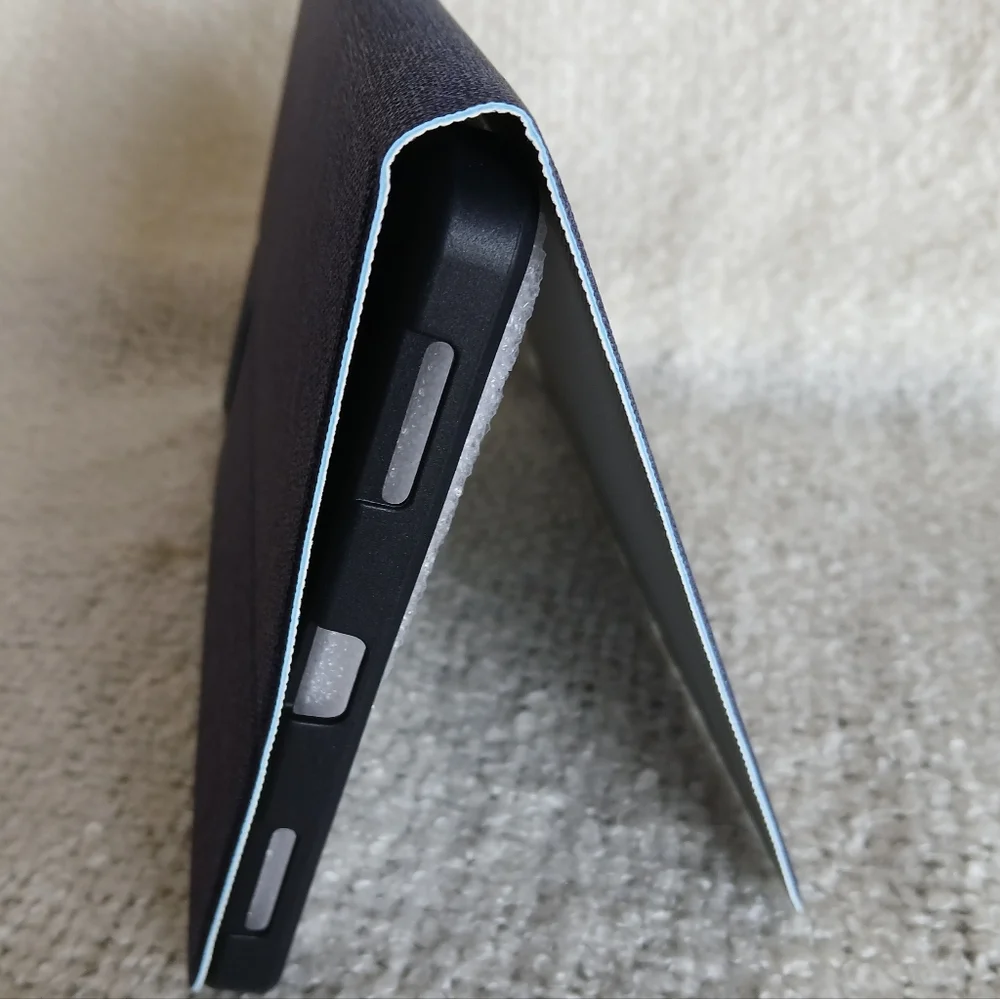 Qiawum Folio Stand for Teclast M50 Mini Case Protective Navy Blue